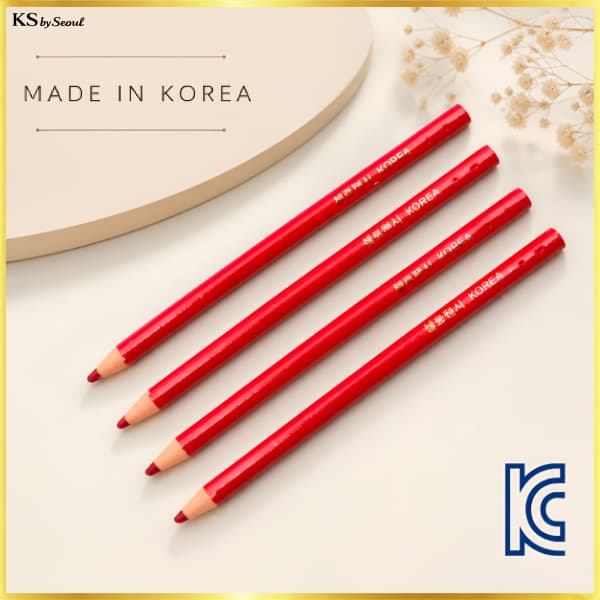 [Fabricado Na Coreia] Lápis De Marcação Colorido Correção Escolar De Pigmento Forte