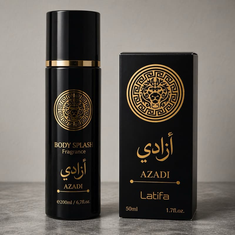 kit perfume e body splash- Fragrância Amadeirada, Longa Duração, Toque Refrescante