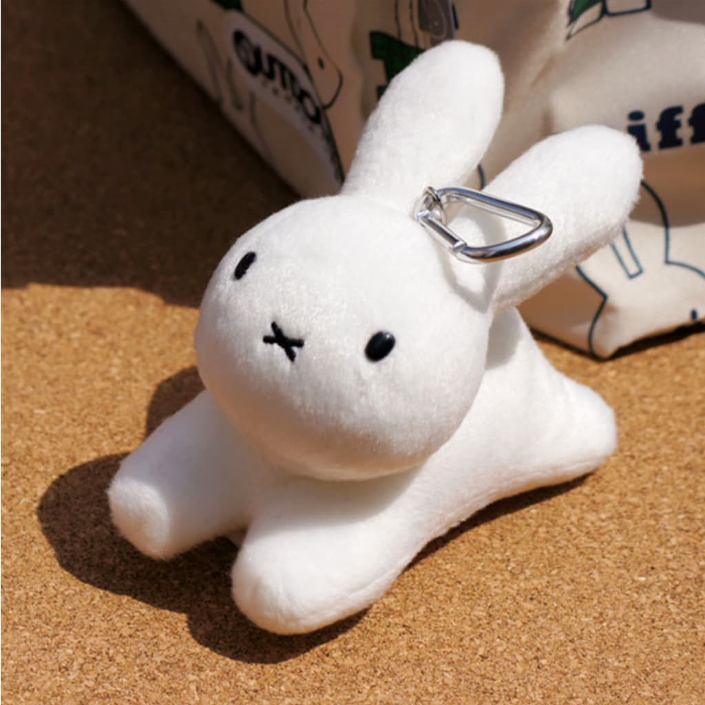 Miffy Bruna Family Bunny Reel Pass Case Chaveiro De Pelúcia Bolsa Porta-Cartões Com Pingente