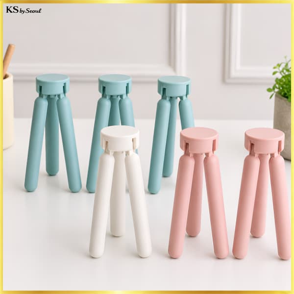 [Daiso Korea] Trivet De Silicone Dobrável Para Panelas E Frigideiras