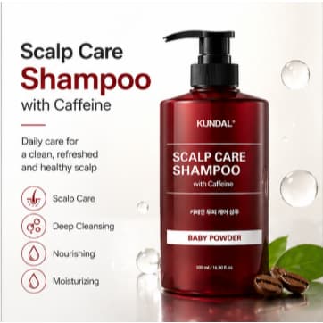 Shampoo Diário Refrescante Suave Cuidados Com O Couro Cabeludo Cabelo 500ml