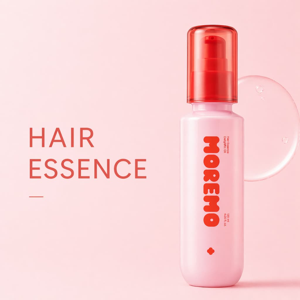 MOREMO Óleo Delicioso Essência De Cabelo 120ml Leve Proteção Térmica Brilho Cuidados Soro Coreano