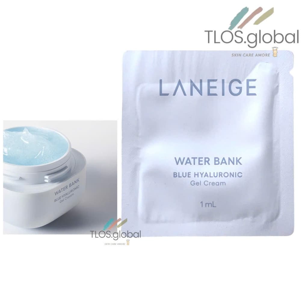 30pcs Ou 10pcs Laneige Water Bank Azul Gel Hialurônico Creme 1ml Para Pele Oleosa