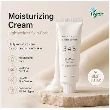 Creme Hidratante 50ml Leve Cuidados Com A Pele Calmante Facial Diário