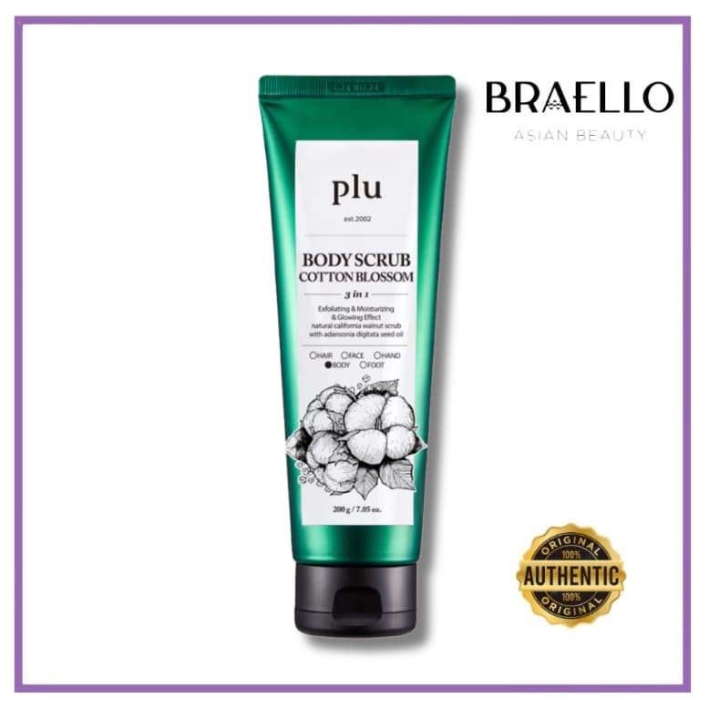 Plu Body Scrub Cotton Blossom - 200g