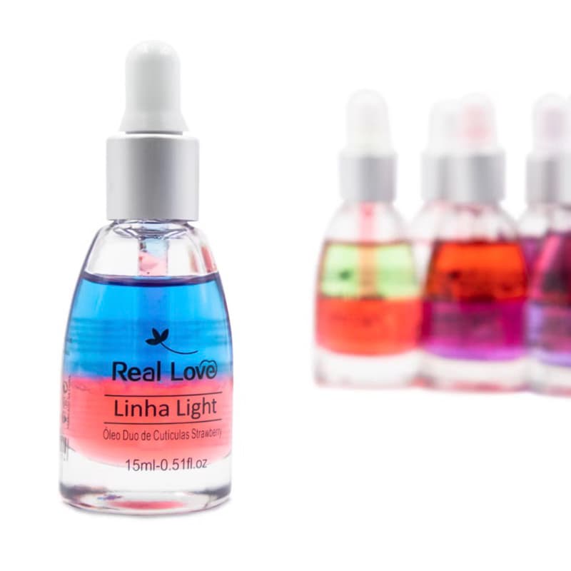 Óleo Duo de Cutículas Bifásico Revitalizador Linha Light - Real Love
