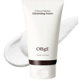 [OBgE] Espuma De Limpeza Profunda Cloud 150ml (1 Unidade) Lavagem Facial Suave Para Pele Oleosa Cuidados Com Os Poros Ma