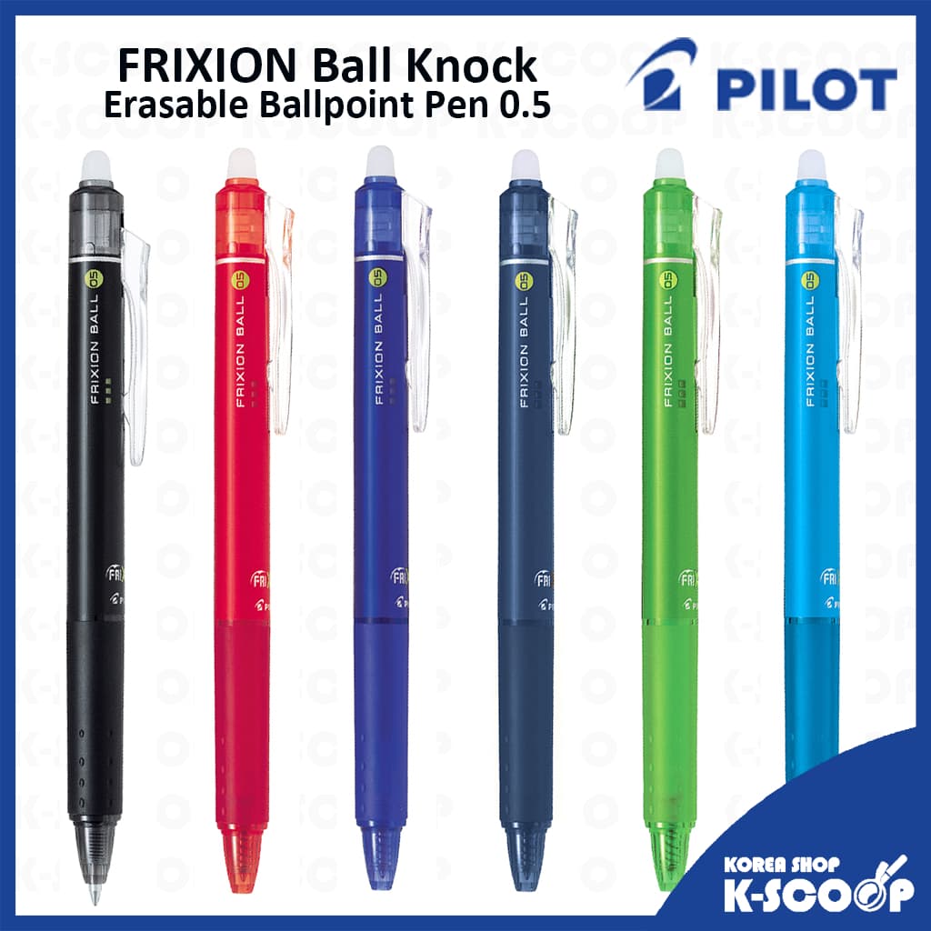 Caneta Esferográfica Apagável Pilot Frixion Ball Knock 0.5 Mm LFBK-23EF