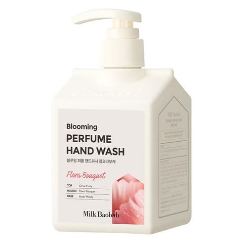 🇰🇷 [Produto Coreano] Milk Baobab Blooming Perfume Para Lavagem Das Mãos 250ml-Aroma De Buquê Floral , Fabricado Na Corei