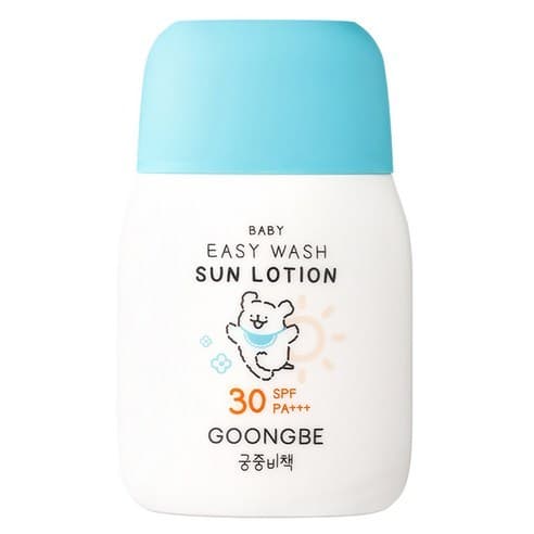 🇰🇷 [Produto Coreano] Loção Solar GOONGBE Baby Easy Wash Fps30 PA + + 60g – Proteção UV Suave E Fácil Limpeza Para Bebês