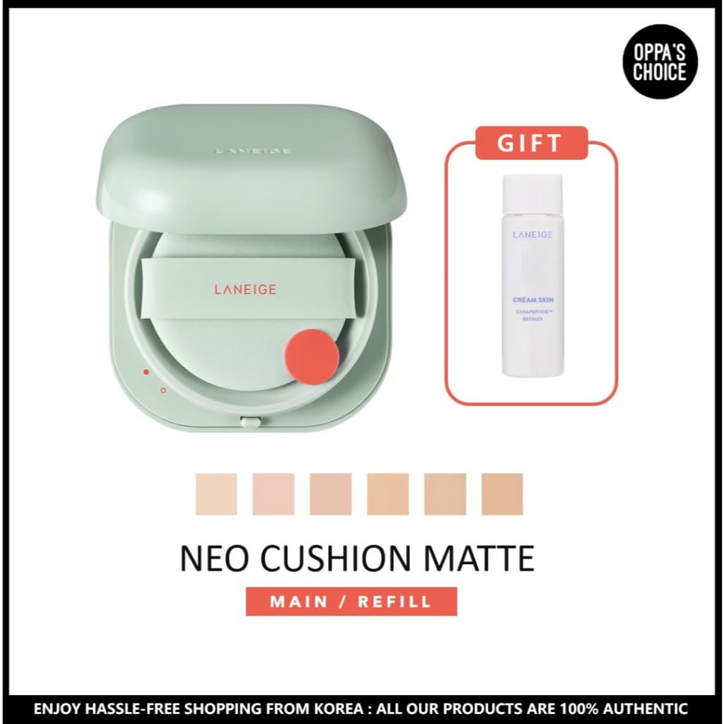 [Novo] Avançado LANEIGE NEO CUSHION MATTE SPF 46+ PA++
