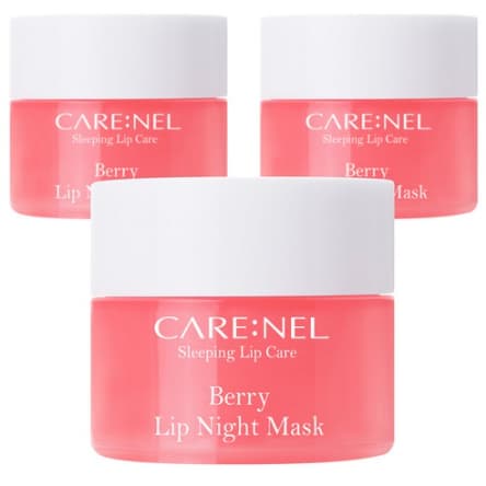 Bálsamo Labial CARENEL Berry Lip Night Mask-3 Unidades (1 Peça Por Pacote)