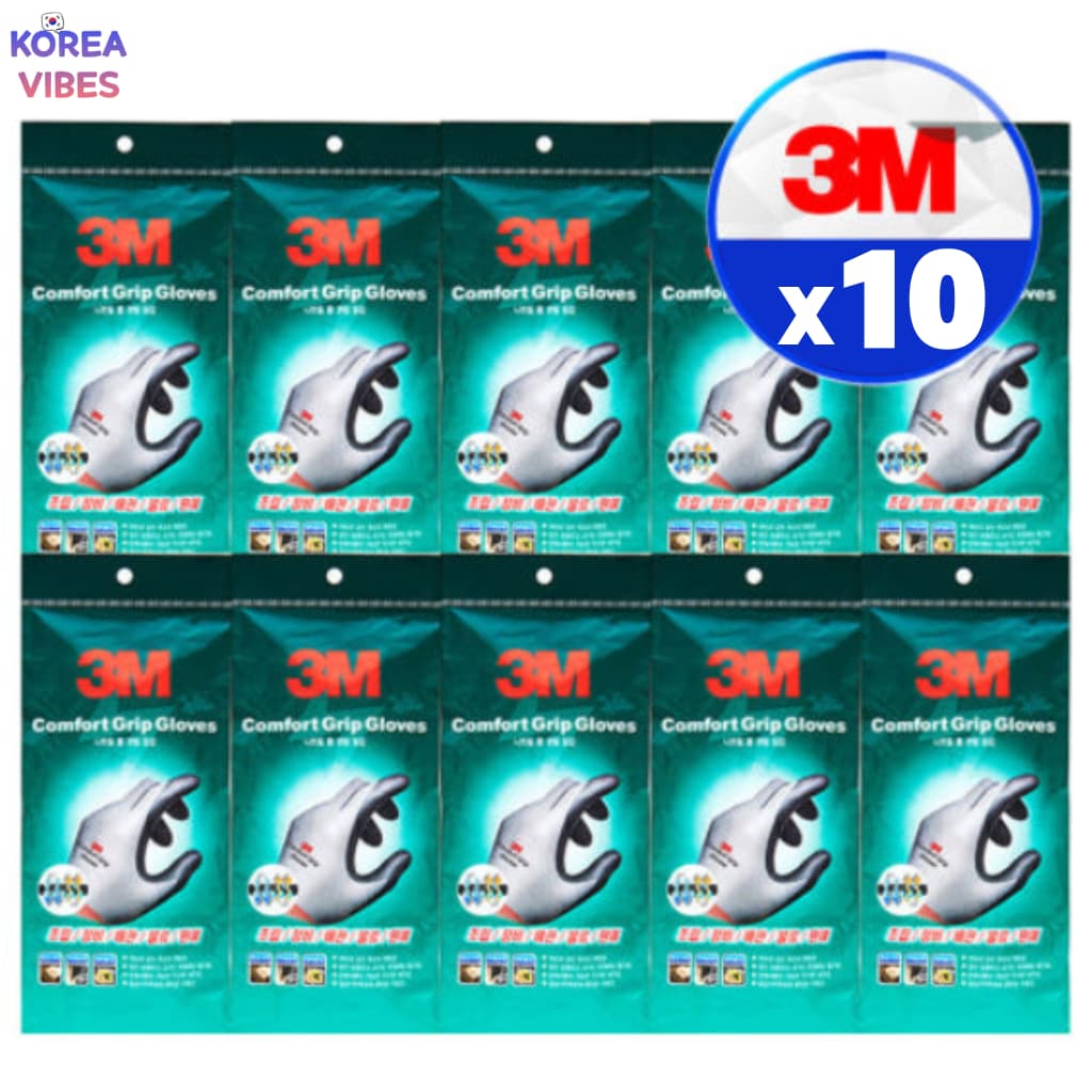 3M COMFORT GRIP 10 Pares Luvas De Trabalho Segurança NBR Revestido Jardinagem Mecânica Embalagem De Construção