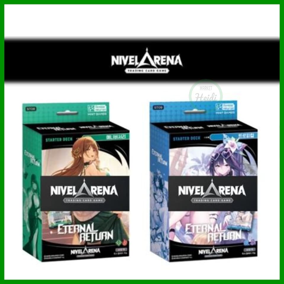 Coreia 🇰🇷 Cartões NIKKE Retorno Eterno NIVEL ARENA Starter Deck " Aniversário ST08 " Tropical ST09 "