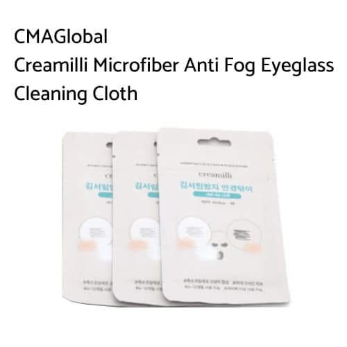 [CMAGlobal] Pano De Limpeza De Óculos Antiembaçante De Microfibra Creamilli Conjunto De 3 Peças Para Câmera De Telefone