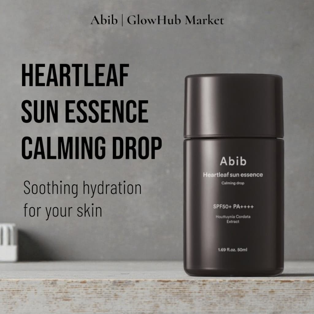 [Abib] Essência Solar Heartleaf Gota Calmante 50ml – Hidratação Para Sua Pele | Protetor ,