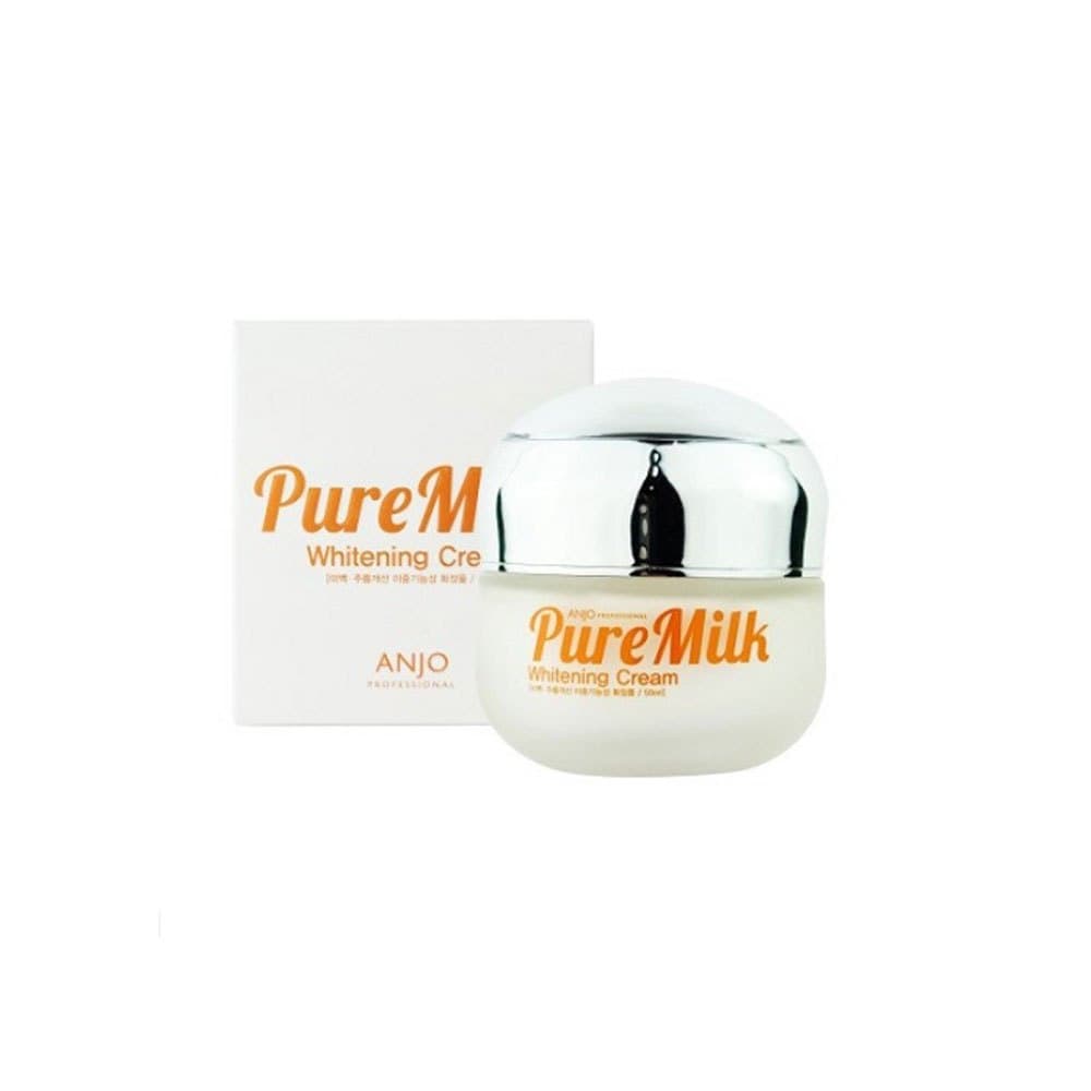 ANJO Pure Milk Creme Hidratante 50ml Suave Para Cuidados Com A Pele Estilo Tonificante Diário