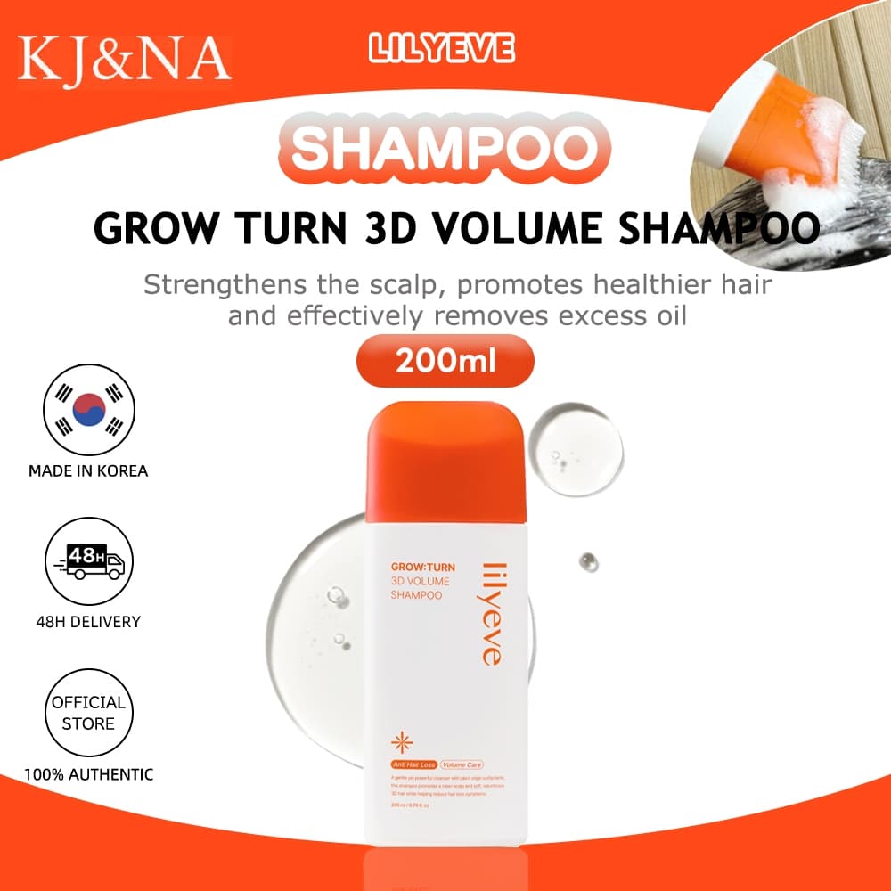 [lilyeve] Shampoo Grow Turn Volume 3D 200ml