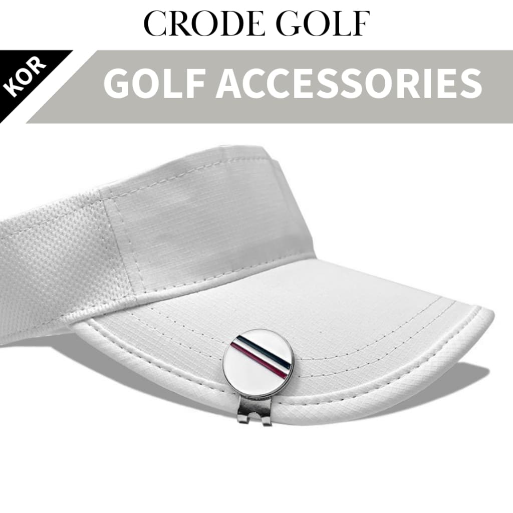 Conjunto De Marcador De Bola De Golfe CRODE E Clipe Magnético Para Chapéu