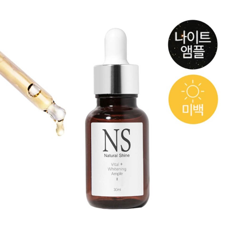 Natural Shine Vital Plus Ampola Radiance 30ml Soro De Cuidados Com A Pele Brilho De Umidade