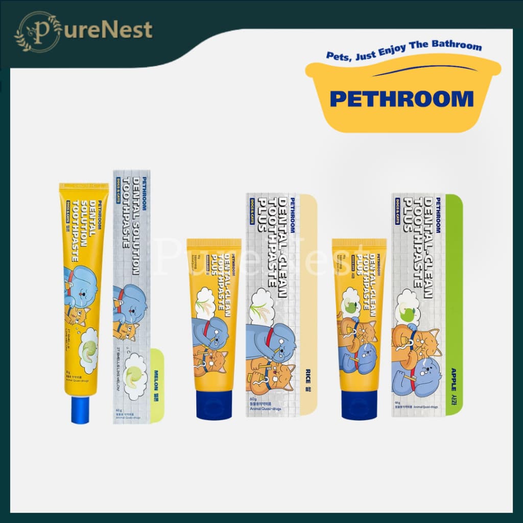 [PETROOM] Pasta De Dente Para Limpeza Dentária Animais De Estimação Plus Cães E Gatos | Cuidados Bucais Diários Vários S