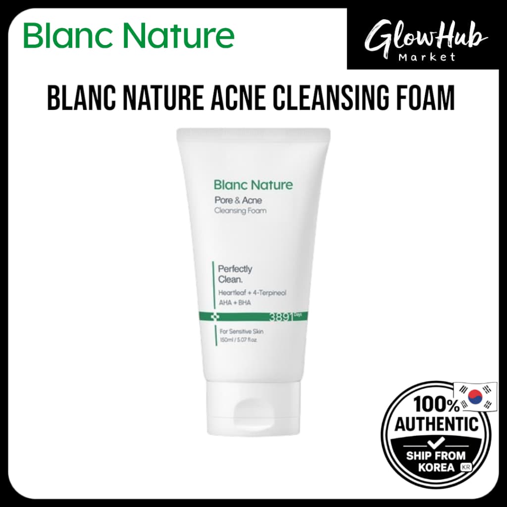 Espuma De Limpeza Blanc Nature Acne 150ml – Cuidado De Poros | Equilíbrio De Sebo