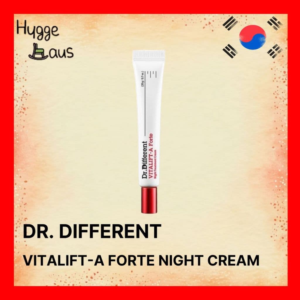 【Dr. Different】Vitalift-A Forte Night Cream 20g Retinol Creme Noturno Wrinkle Care Firmeza Textura Pele