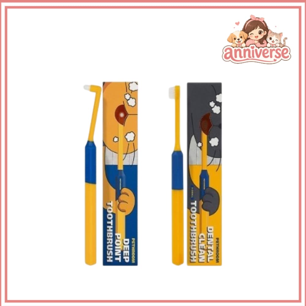 Conjunto De Escova Dentária PETHROOM XS (De Dentes Pontiaguda +) Para Cães E Gatos