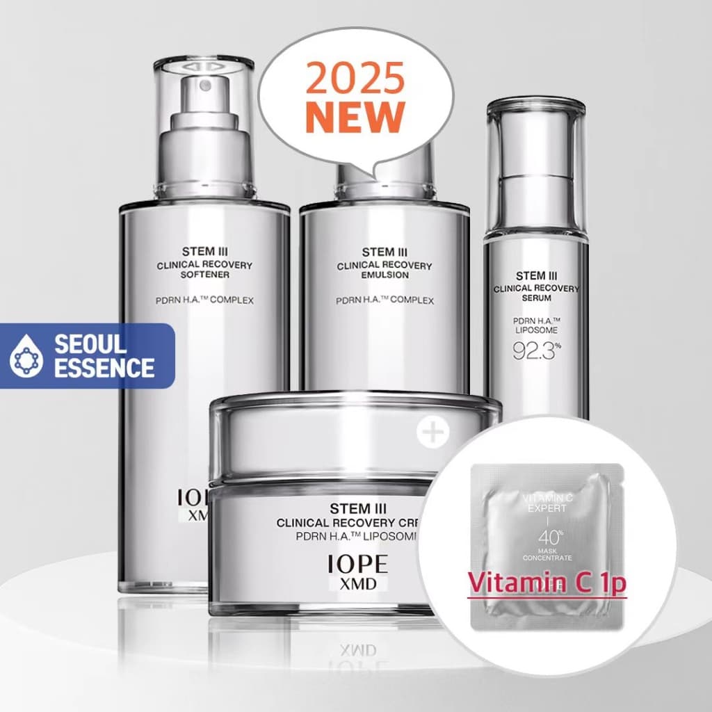 IOPE Stem Iii (3) Amaciante De Recuperação Clínica/Emulsão/Soro/Creme-Solução Antienvelhecimento , PDRN Hatm , Boosting De Brilho , Firmeza Da Pele