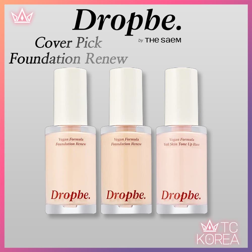 [Dropbe by THE SAEM] Base Cover Pick Renovar 2 Cores (35g) Fps 35/PA + +