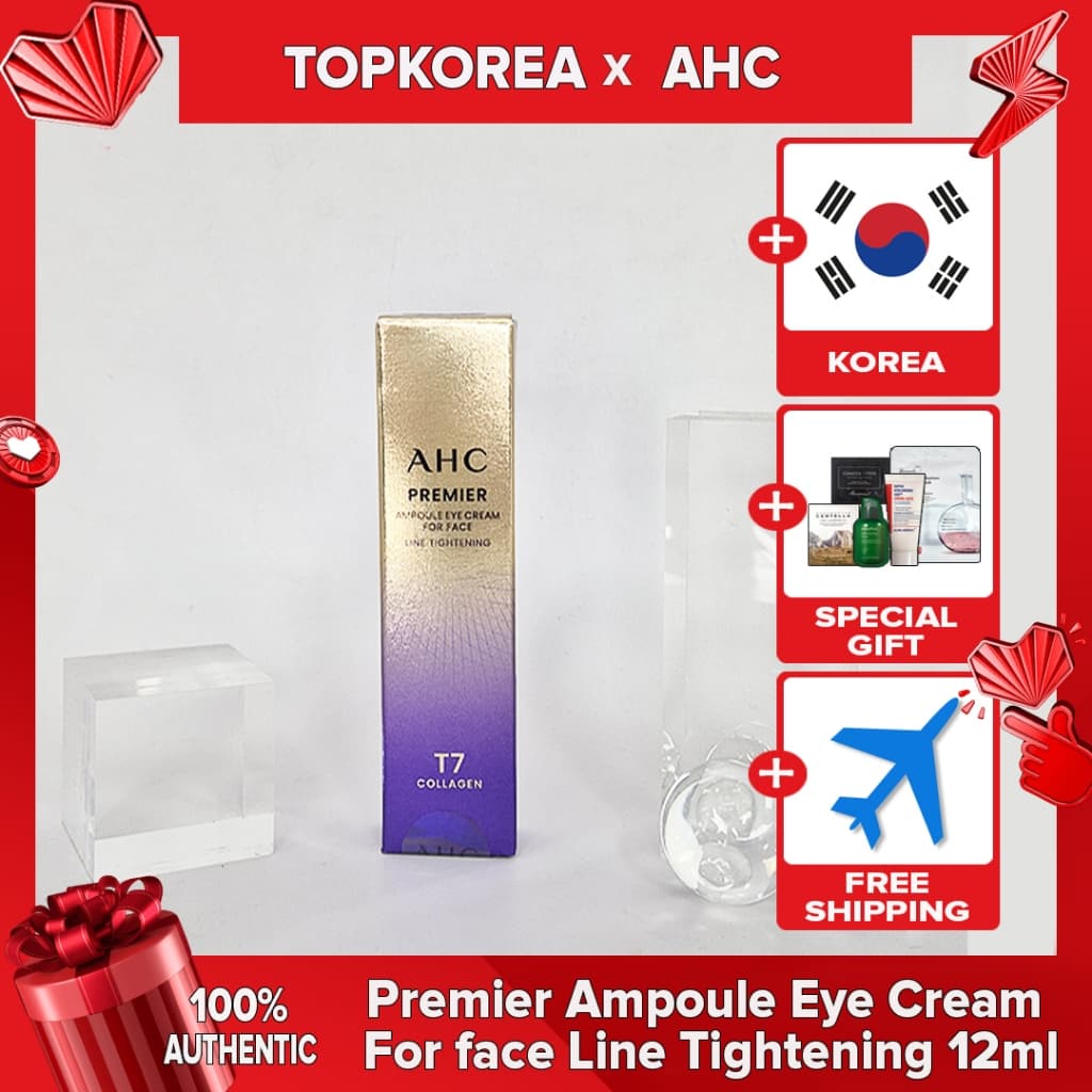 AHC Premier Ampoule Creme Para Os Olhos Aperto De Linha Facial 12ml TOPKOREA Envio Da Coreia