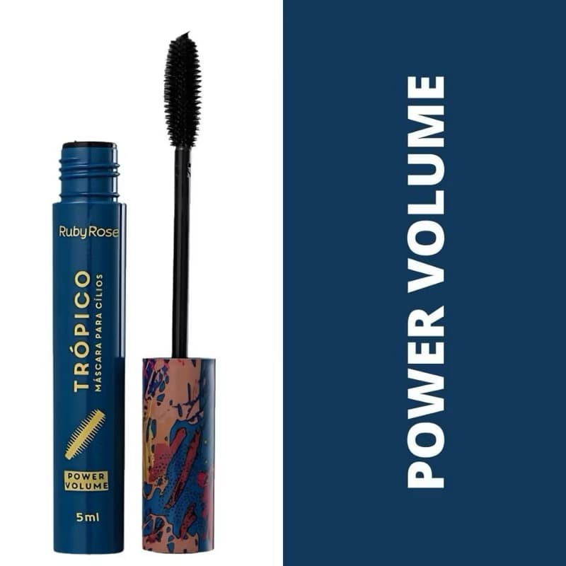 Máscara Para Cílios Tropico Ruby Rose, Alonga E Define