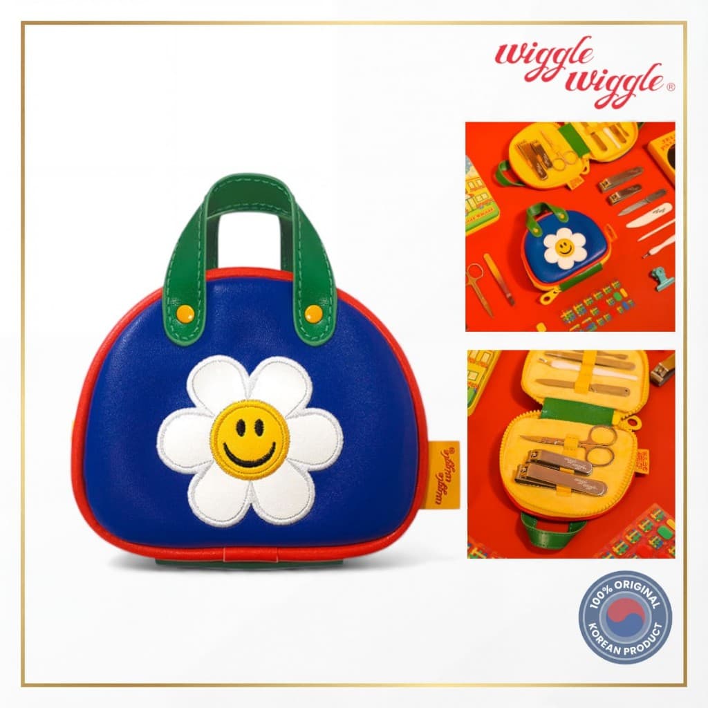 Conjunto De Cortador De Unhas Wiggle – Lindo Cuidado Com As | kit De manicure De Viagem , Portátil