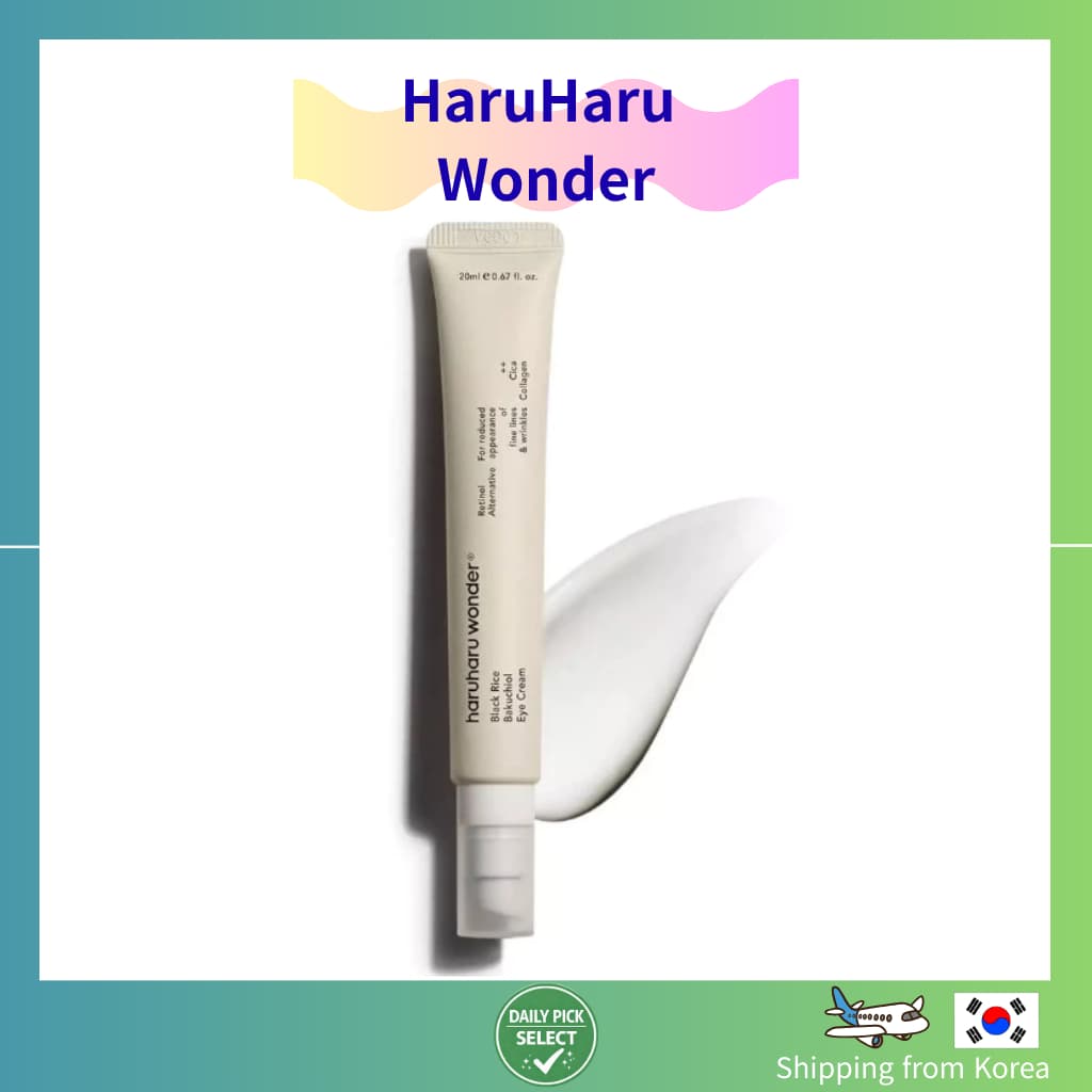 [HaruHaru Wonder] Creme Para Os Olhos Bakuchiol De Arroz Preto Cuidados Com A Pele Coreana