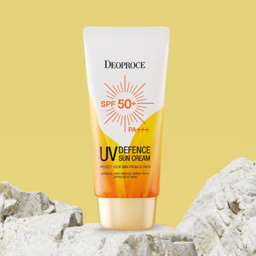 DEOPROCE UV Defense Protetor Solar Creme SPF50 + PA + + 70g Coreano Diário Proteção Hidratante Cuidados Solares