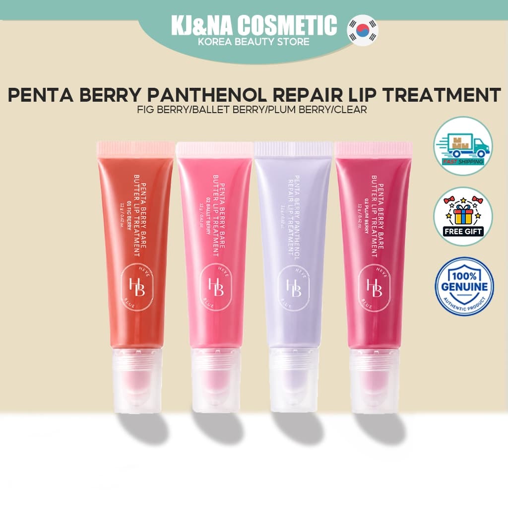 HEVEBLUE Penta Berry Pantenol Tratamento Labial Reparador 12g
