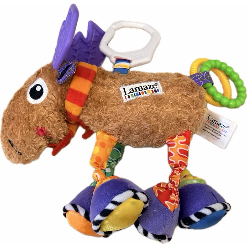 Pelúcia Atividades Lamaze Importada EUA | Chocalho + Argola
