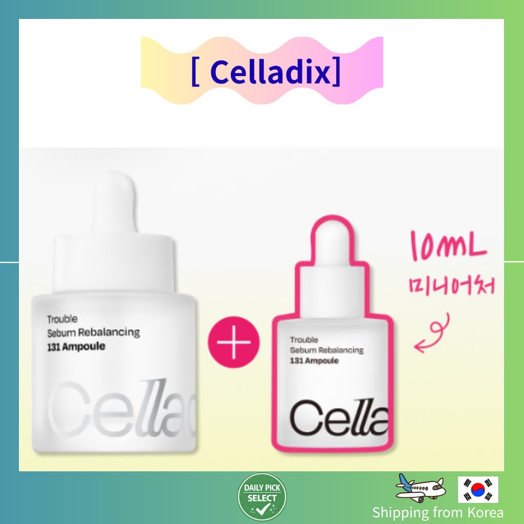 [Celladix] Soro Facial Para Cuidados Com Os Poros Ampola RX 131 E Reequilibrante De Sebo