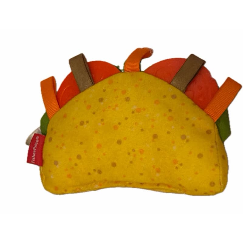 Brinquedo Sensorial Fisher Price Taco Pelúcia Bebê Mordedor