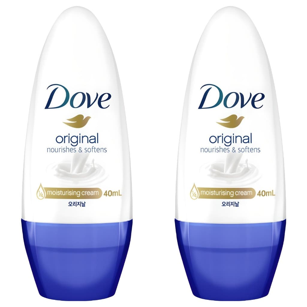 [Dove] Desodorante Roll-On Original 40ml-Proteção 48H , Cuidado Hidratante E Aroma Suave Fresco Para Pele Das Axilas