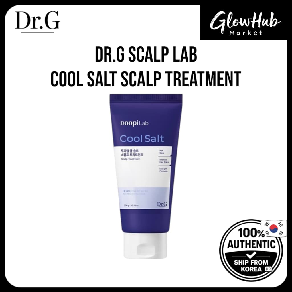 Dr.G scalp Lab Cool Salt Treatment 300g-Cuidado Refrescante Do Couro Cabeludo | Para Escamar