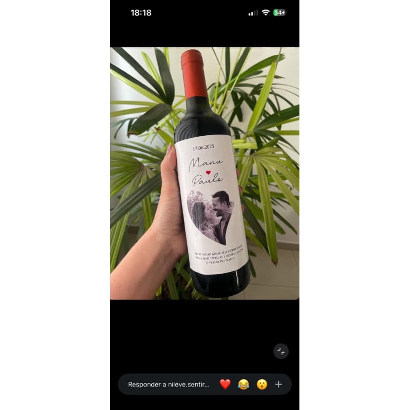 rótulo personalizado para vinhos e garrafas em geral