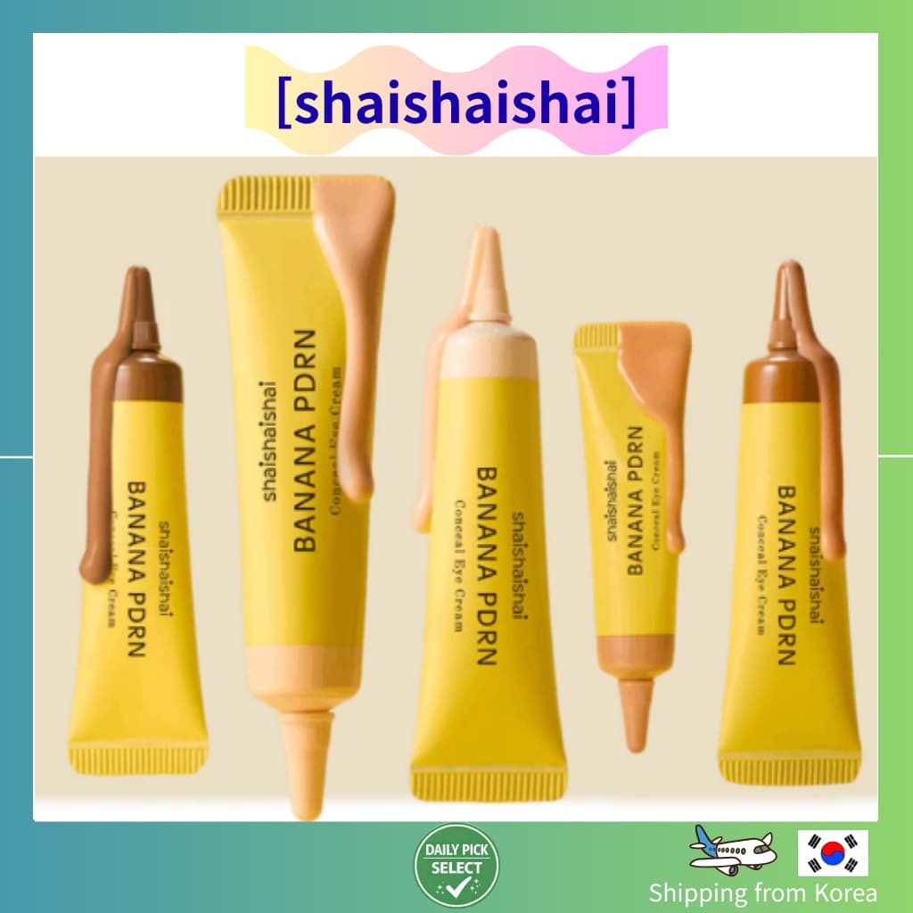 [shaishaishai] Banana PDRN Esconder Creme Para Os Olhos Dark Circle Cover Iluminador 15ml