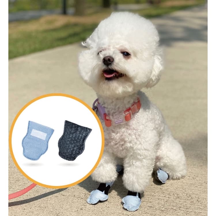 Sapatos Descartáveis Respiráveis Para Cães-Proteção De Patas E Capa Anti-Lamber (36 Unidades)