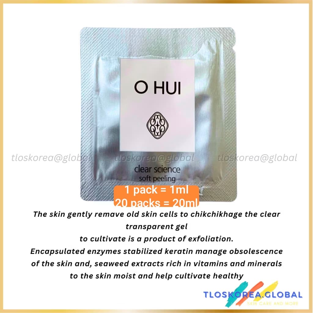 20 Pacotes Ou 1 Pacote OHUI Clear Science Soft Peeling 1ml