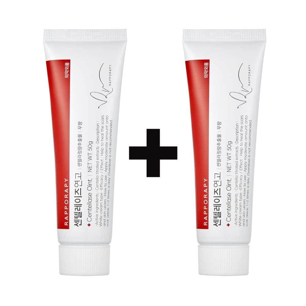 RAPPORAPY Centelase Cica Creme 50g 1 + 1 Centella Cuidado Hidratante Calmante Diário