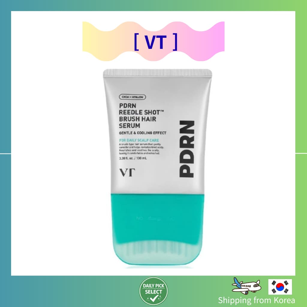 [VT] PDRN Reedle Shot Brush Soro De Cabelo Couro Cabeludo Cuidados Com Os Cabelos Beleza Coreana 100ml