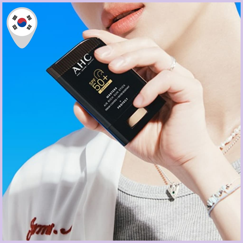 AHC Masters Air Rich Sun Stick Fps50 + PA + 14g-Proteção Solar Leve E Fosca Para Rosto Corpo