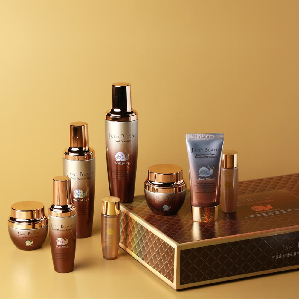 Jant Blanc Snail Mucin Premium BB Cream 50ml/Essência De Umidade De Caracol/Creme Para Olhos Nutritivo
