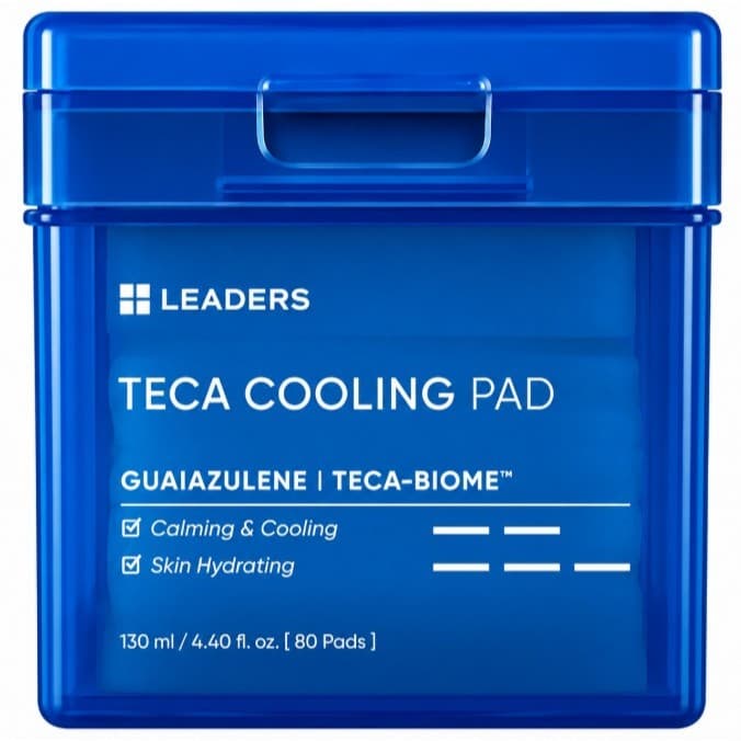 LEADERS TECA Almofada De Resfriamento 130ml 80 Almofadas Facial Coreano Hidratante Cuidados Com A Pele Toner Diária